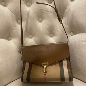 🤎Burberry crossbody Mackenzie house check Derby Tan 🤎